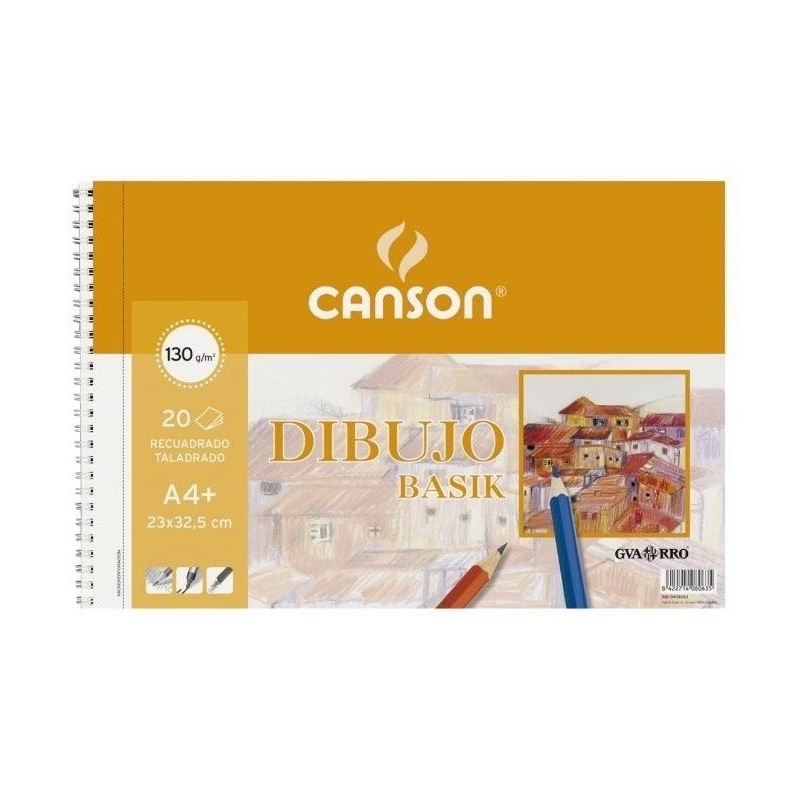 BLOC DE DESEN BASIK A4+ 130GR CANSON 20C BLOC DE DESEN BASIK A4+ 130GR CANSON 20C