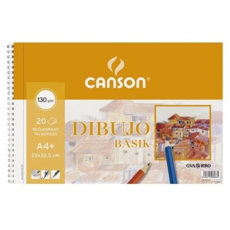 BLOC DE DESEN BASIK A4+ 130GR CANSON 20C