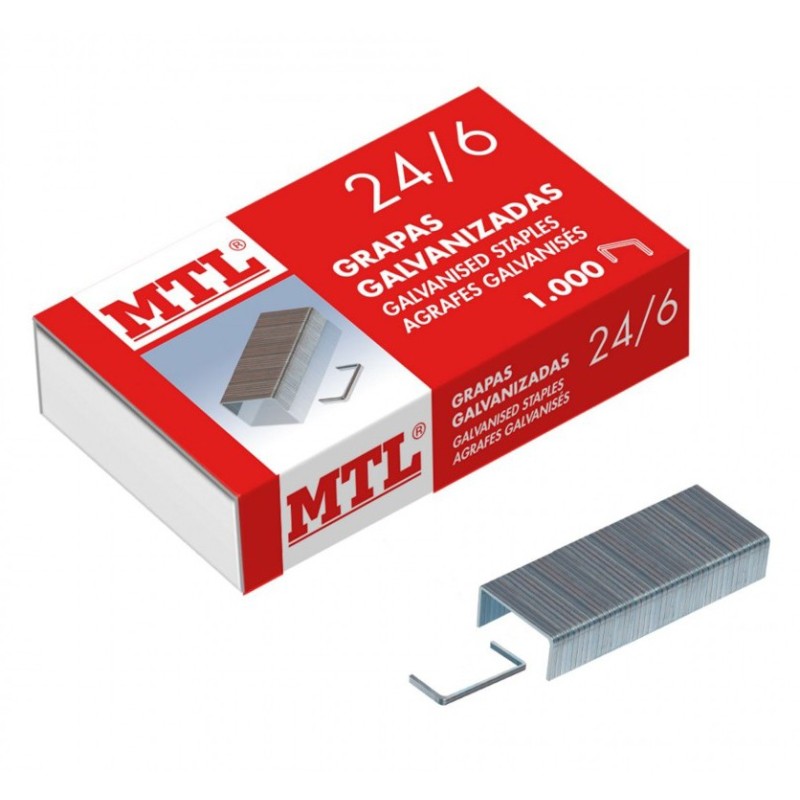 CAPSE MTL GALVANIZAT 24/6 CAPSE MTL GALVANIZAT 24/6