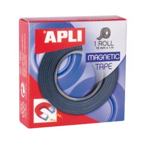 BANDA MAGNETICA ADEZIVA 19MMX1M APLI