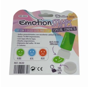 SET 3 STAMPILE EMOTII OFFICE BOX