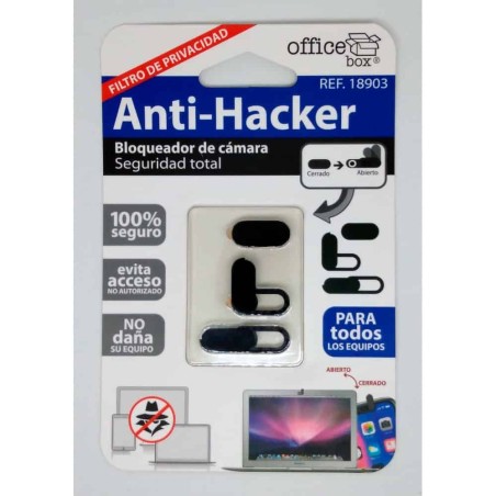 SET 3 FILTRE CAMERA ANTI HACKER OFFICE BOX