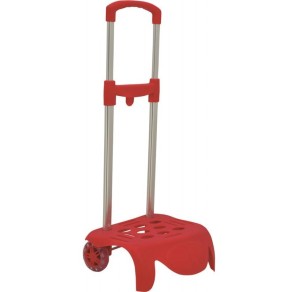 CARUCIOR PENTRU GHIOZDAN F1 CU PLATFORMA ROSU
