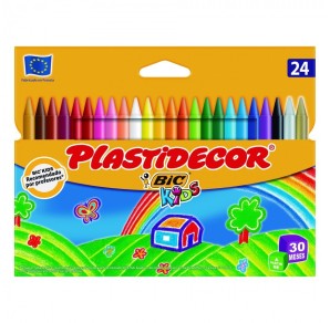 PLASTIDECOR CUTIE CU 24 CREIOANE CERATE PLASTIFIATE BIC KIDS