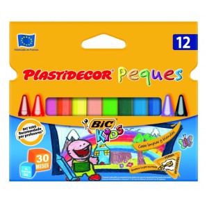 PLASTIDECOR  CUTIE CU 12 CREIOANE CERATE PLASTIFIATE  BIC KIDS