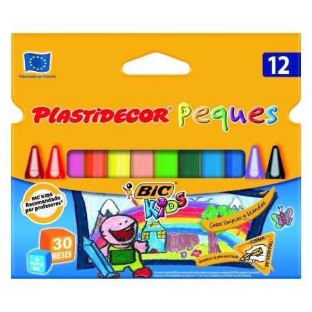 PLASTIDECOR  CUTIE CU 12 CREIOANE CERATE PLASTIFIATE  BIC KIDS