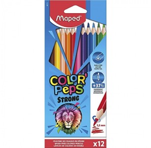 SET 12 CREIOANE COLORATE COLORPEPS STRONG MAPED