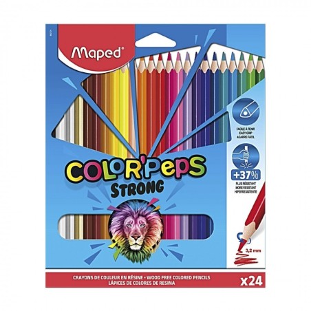 SET 24 CREIOANE COLORATE COLORPEPS STRONG MAPED