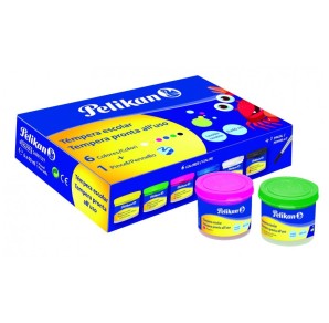 TEMPERA SET 6 CULORI 40 ML PELIKAN