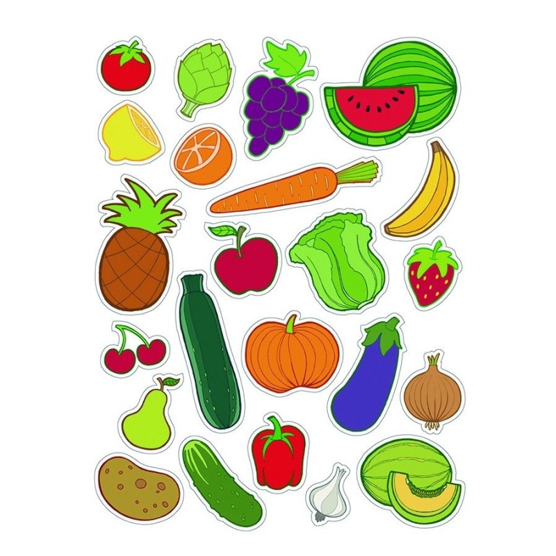 STICKERE FRUCTE/LEGUME APLI