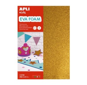GOMA EVA SCLIPICI ARG,AUR,ROSU,VERDE 4C A4 APLI