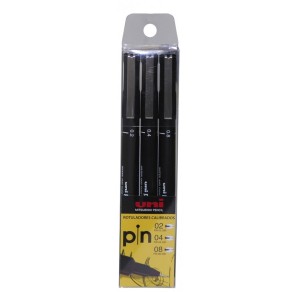 PIGMENT LINER (0,2-0,4-0,8 MM) UNI-BALL