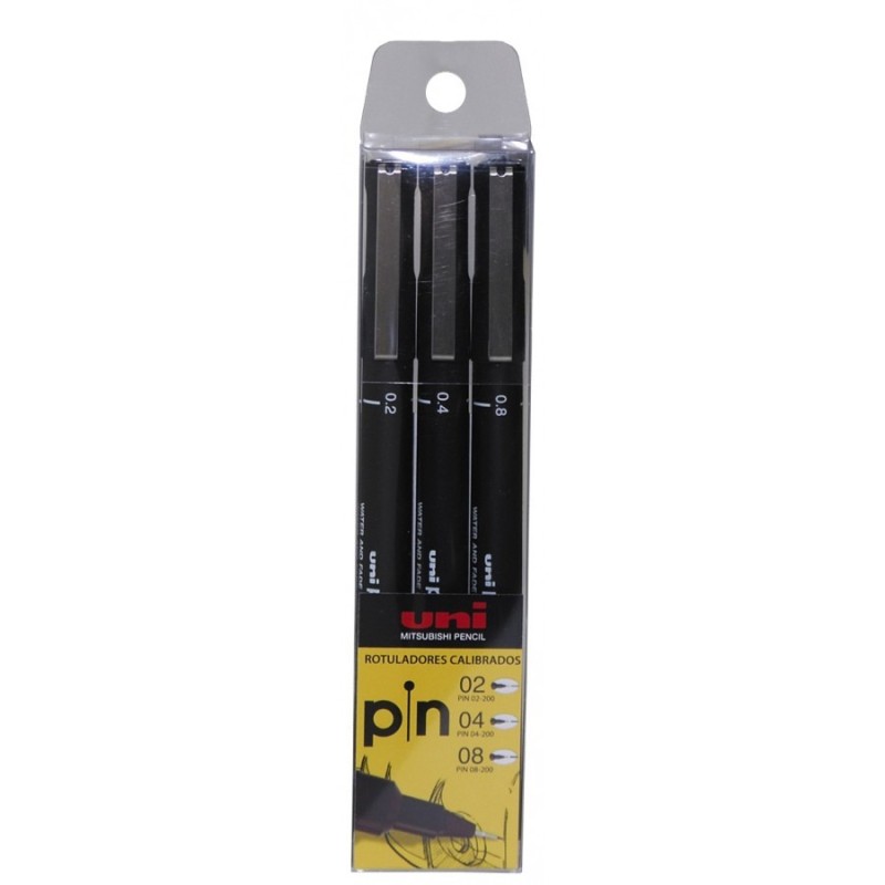 PIGMENT LINER (0,2-0,4-0,8 MM) UNI-BALL
