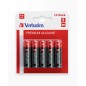 BATERIE ALCALINA AA LR06 BLISTER 10 BUC VERBATIM