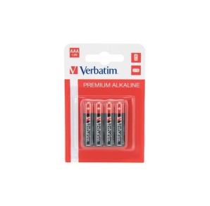 BATERIE ALCALINA AAA LR03 BLISTER 4 BUC VERBATIM