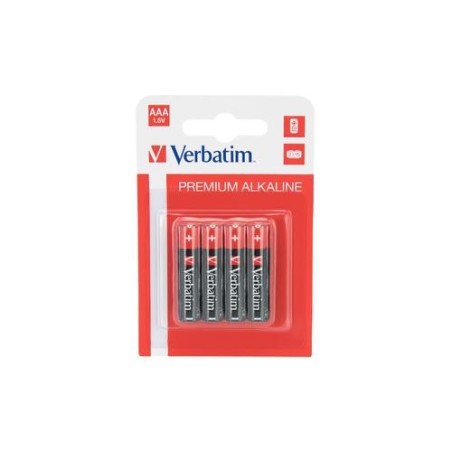 BATERIE ALCALINA AAA LR03 BLISTER 4 BUC VERBATIM