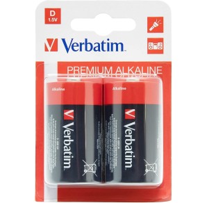 BATERIE ALCALINA C-LR20 BLISTER 2 BUC VERBATIM