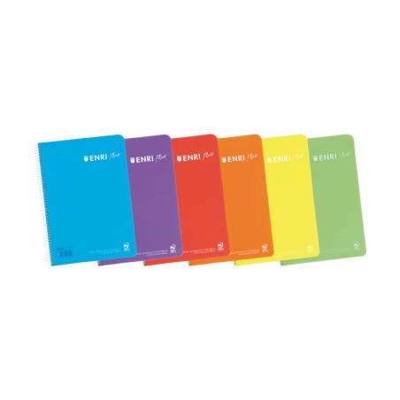 CAIET SPIRALA DICTANDO A5 ENRI 80F COPERTA PLASTIC