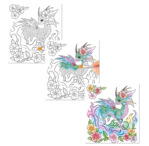 CARTE DE COLORAT MAGIC WATER DRAGON LOVE TOPMODEL DEPESCHE