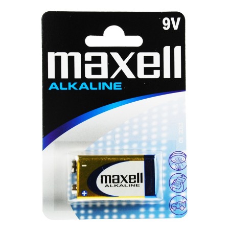 MAXELL BATERIE ALCALINA 9V LR61 BLISTER 1BUC