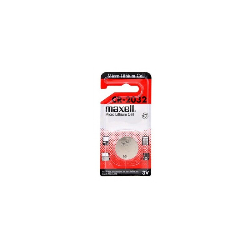 MAXELL BATERIE ROTUNDA LITIU CR2032 3V BLISTER 1 BUC