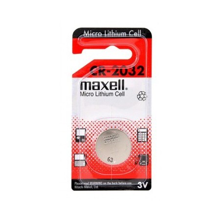 MAXELL BATERIE ROTUNDA LITIU CR2032 3V BLISTER 1 BUC