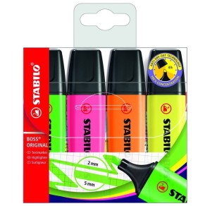 STABILO BOSS ORIGINAL - SET 4 BUC