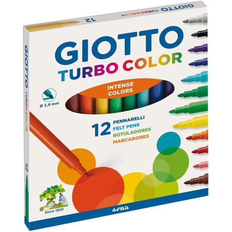 CARIOCI TURBO COLOR SET 12 BUC GIOTTO