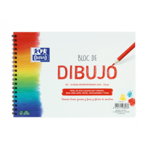 BLOC DE DESEN CU SPIRALA A5+ 20F 130G OXFORD