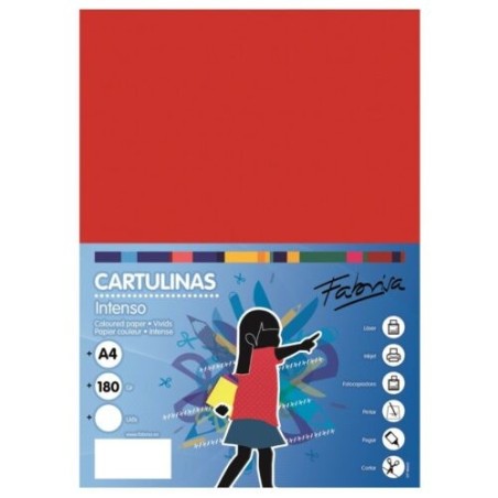 CARTON CULORI INTENSE 180 G A4 50C FABRISA
