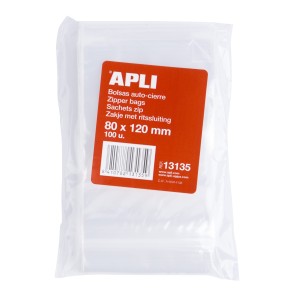PUNGA ZIP 80X120 MM 100 BUC APLI