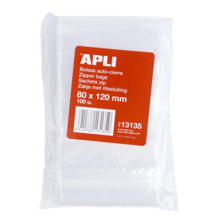 PUNGA ZIP 80X120 MM 100 BUC APLI