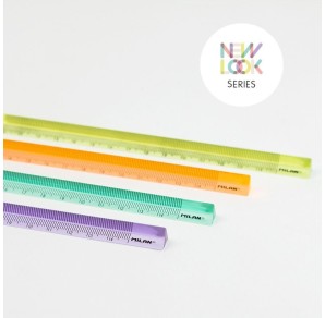 RIGLA TRIUNGHIULARA COLOR 15 CM NEW LOOK MILAN