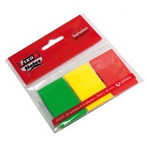 INDEX NEON FIXO 3 CULORI 25X43MM 25 BUC