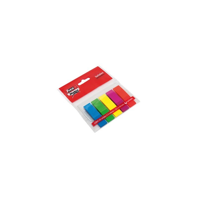 INDEX NEON FIXO 5 CULORI 13X43MM BUC