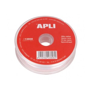 BOBINA NYLON 0.34MMX100M APLI