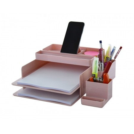 ORGANIZATOR BIROU MULTIFUNCTIONAL ROZ OFFICE BOX