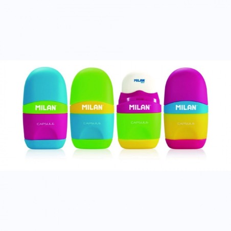 ASCUTITOARE PLASTIC CU RADIERA SI REZERVOR CAPSULE MIX MILAN