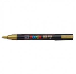 UNI POSCA PC-3M MARKER VARF 0.9-1.3 MM AURIU