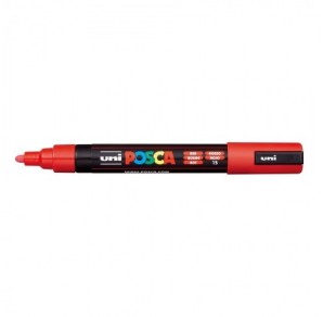 UNI POSCA PC-5M MARKER VARF 1.8-2.5 MM ROSU