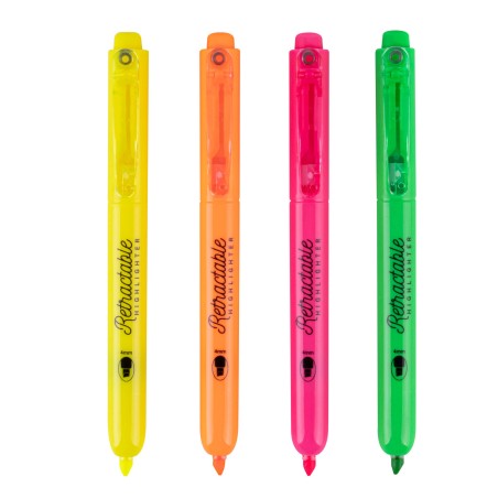 TEXTMARKER SET 4 CULORI FOSFORESCENTE VF.RETEZAT APLI