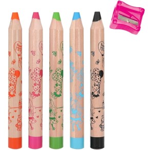 SET 5 CREIOANE COLORATE CU ASCUTITOARE PRINCESS MIMI DEPESCHE
