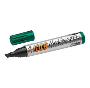 MARKER PERMANENT BIC 2300 VARF RETEZAT VERDE