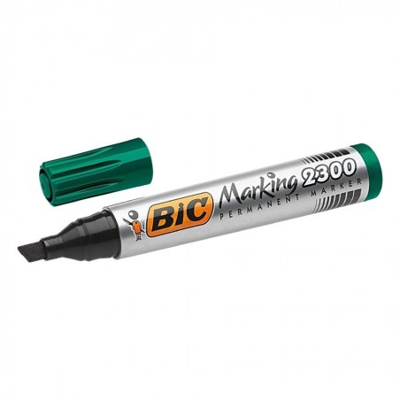MARKER PERMANENT BIC 2300 VARF RETEZAT VERDE