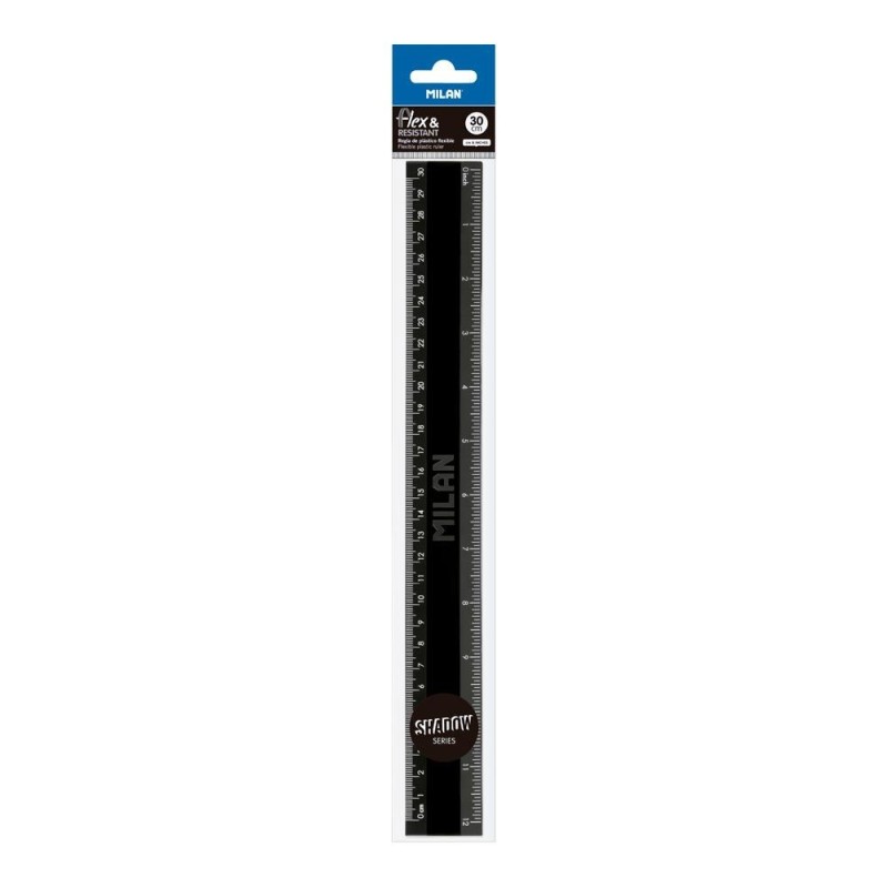 RIGLA 30CM NEAGRA MILAN RIGLA 30CM NEAGRA MILAN