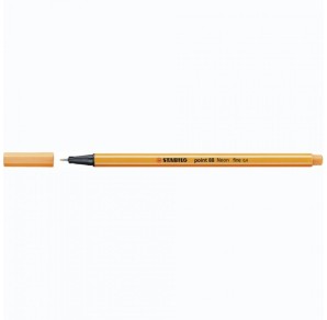 LINER VARF DE FIBRA STABILO POINT 88  PORTOCALIU NEON
