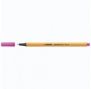 LINER VARF DE FIBRA STABILO POINT 88 ROZ NEON