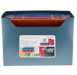 ORGANIZATOR BIROU SAPTAMANAL 5+1 DOSARE A4 OFFICE BOX