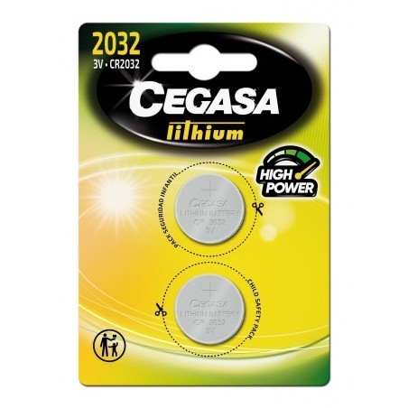 BLISTER BATERII LITIU CR2032 3V 2 BUC CEGASA BOTON