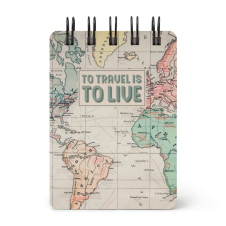 BLOC NOTES MINI CU SPIRALA DICTANDO TRAVEL LEGAMI